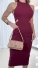 VESTIDO MIDI PARTY - VINHO